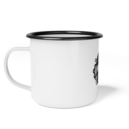 Annie Oakley Coffee Enamel Camp Cup - Retro Outdoor Mug