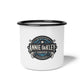 Annie Oakley Coffee Enamel Camp Cup - Retro Outdoor Mug