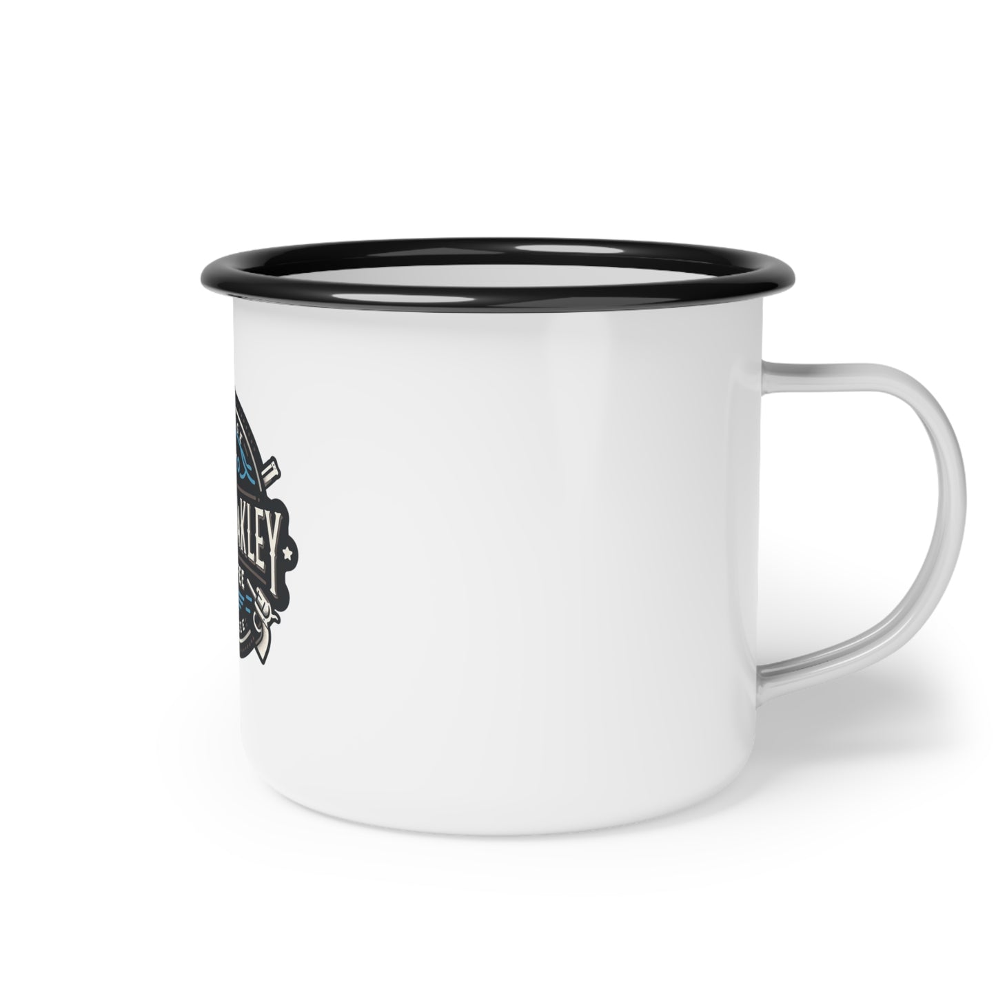 Annie Oakley Coffee Enamel Camp Cup - Retro Outdoor Mug